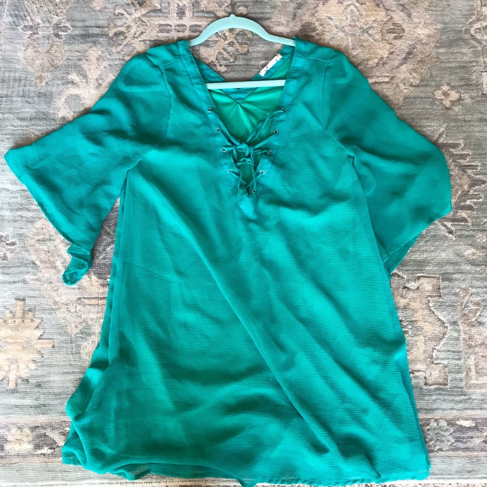 Teal Gypsy Dress